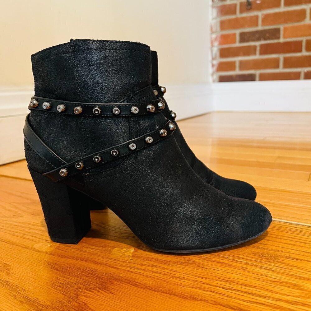 Simply Vera Vera Wang Moto Women's High Heel Ankle Boots Size 8.5 US - Picture 15 of 16